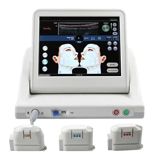 Portable Anti-aging Body Lifting Machine Facial Skin Rejuvenation Body Lines Removal Spa Equipment With 3 Cartridges Heads