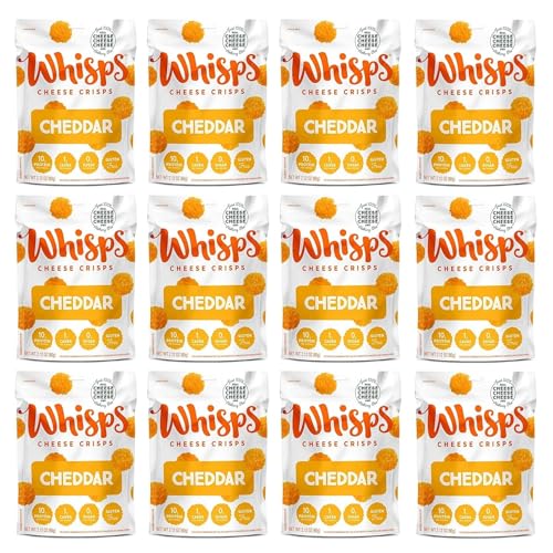 Whi.sps Cheese Whisps Cheddar 2.12 oz Pack of 12