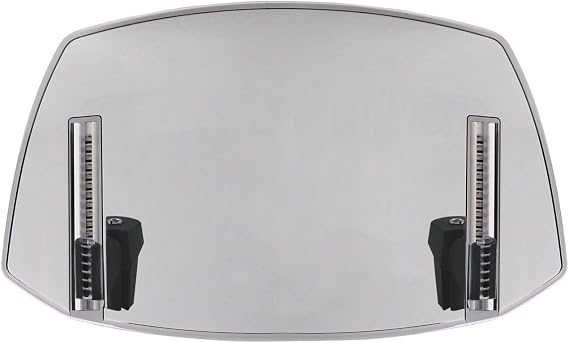 PACEWALKER Universal Motorcycle Windshield Extension Motorcycle Wind Deflector Fit for Kawasaki Honda Suzuki Yamaha Harley Most Motorcycle Scooter Dirt Bikes (Brown)