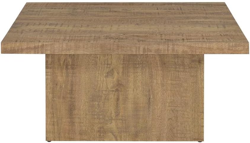 Simple Relax Square Engineered Wood Coffee Table, Mango