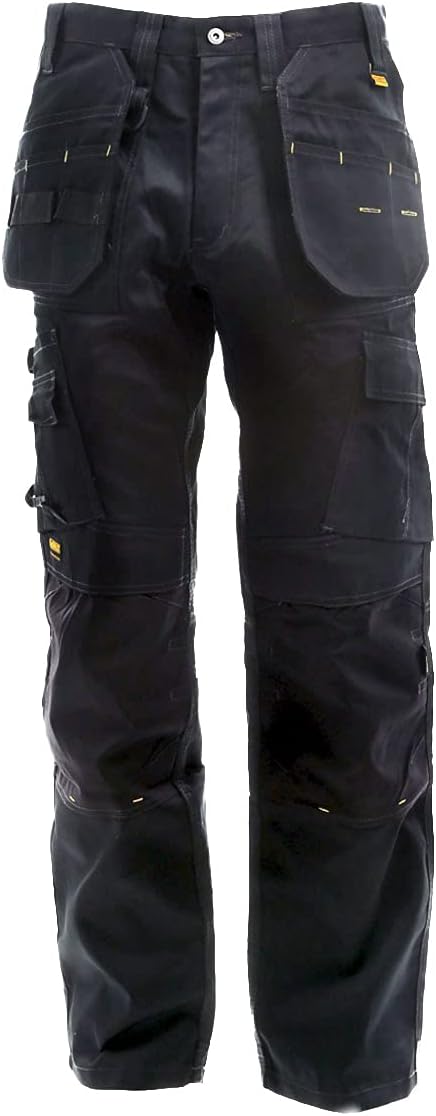DEWALT Protradesman Men's Loose Fit, Holster Pocket, Cottonpoly Stretch Work Pants