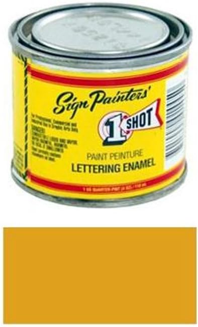 1 Shot Letter Enamel 191L Imitation Gold 4Oz