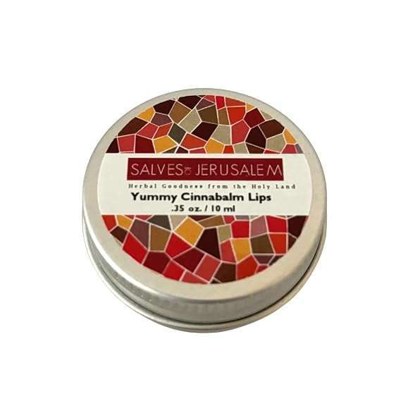Yummy CinnaBalm Lips Organic Cinnamon Lip Balm | Hydrating, Soothing, Deliciously Warm | Natural Lip Care with Vanilla, Cinnamon & Cardamom