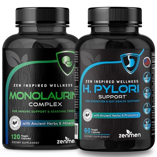 Zenmen Save up to 10% on Our H.Pylori Support and Monolaurin Capsule Bundle. Dont Miss OutStock up and Support Your Wellness Today!
