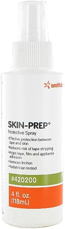 Smith & Nephew SW420200 Skin-PREP Spray, Protective Dressing Spray, Skin Barrier Film, Contains Alcohol, 4 Ounces