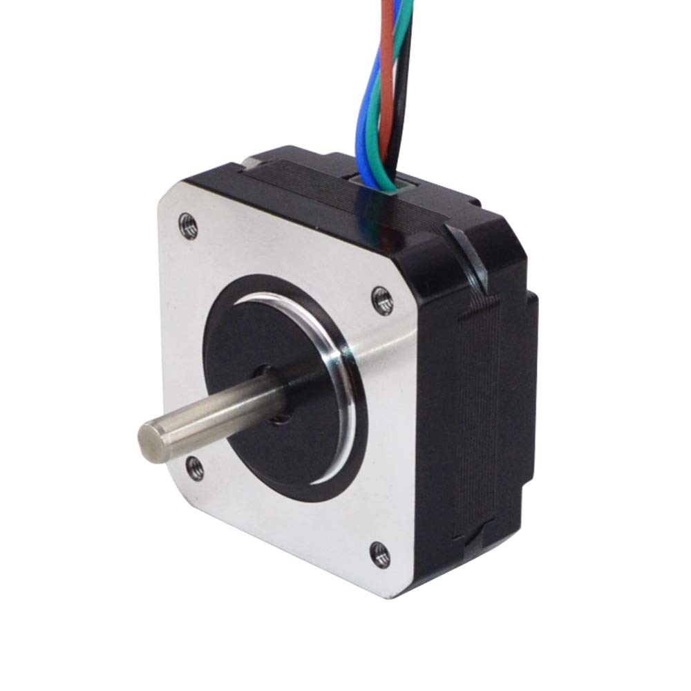STEPPERONLINE Nema 17 Stepper Motor Bipolar 1A 16Ncm Stepper Motor 42 x 20 mm 4-Wires for Extruder 3 D Printer CNC Robot