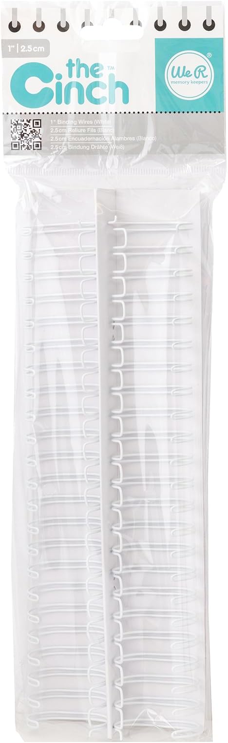 We R Memory Keepers White 1.0" Cinch Wire Binders