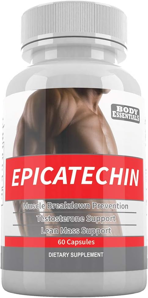 EPICATECHIN - 60 Capsules 300mg Per Serving Maximize Muscle Growth Increase Protein Synthesis, Gains, Lean Muscle Increase Strength and Decrease Body Fat