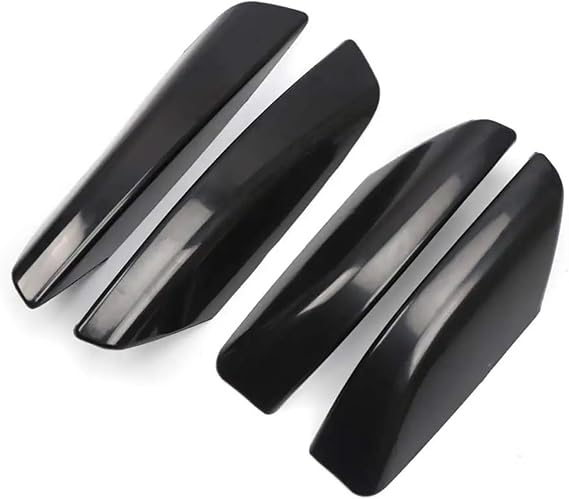 Railing Roof Bars For Toyota For 4Runner N210 2003-2009 Car Roof Rails Rack End Cap Protection Cover Shell Black Exterior Accessories 4pcs Soft Roof Rack(Black)