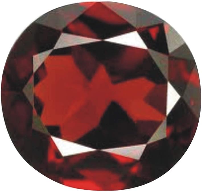 TEJVIJ AND SONS Natural Hessonite Garnet Certified Gemstone