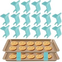 16Pcs Baking Sheet Stackers Set 5x3x2.5 cm Space-Saving Tray Stackers Reusable Trays Stacking Holder Multipurpose Baking Tray Stackers for Freeze Dryer Trays(16 Pcs)