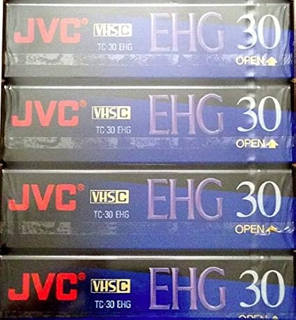 JVC 30-Minute VHS-C Blank Tapes (4-Pack) Extra High Grade