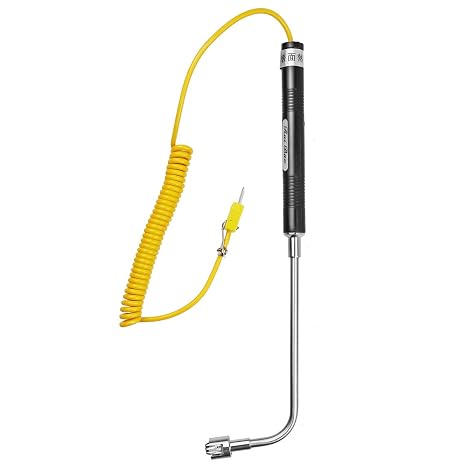 -50C 500C K Type Curved Head Surface Thermocouple Probe 150mm x 6mm (Pack of 1)