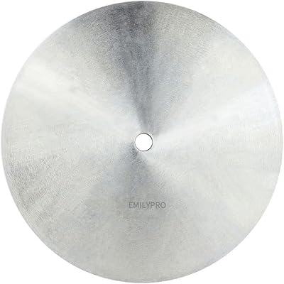 High Precision 10 Table Saw Calibration Steel Plate - 58 Arbor Hole, 18 Thick #42 Alloy Steel Sanding Disk for Table Saw Calibration & Grinding 1PC