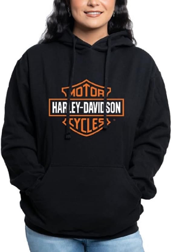 Harley-Davidson Womens Classic Hoodie - Black, 40290943