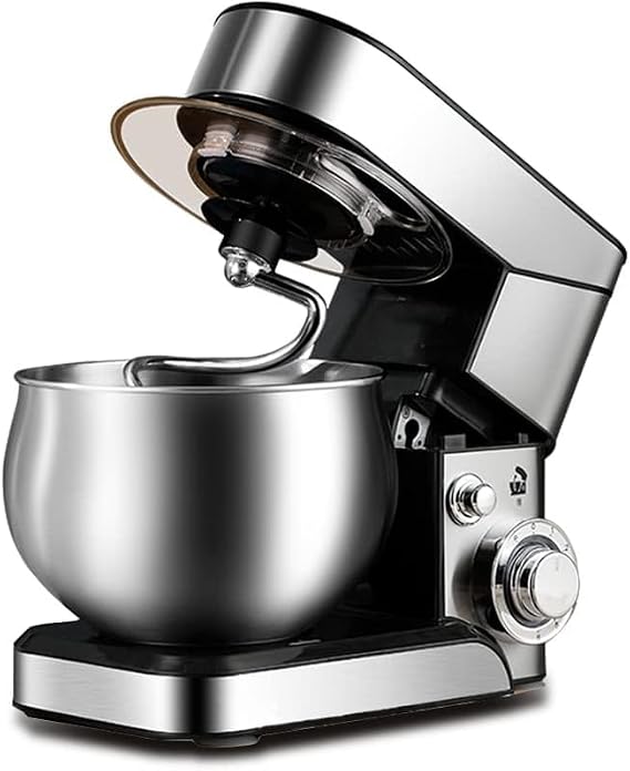 Stand Mixer,1200W Food Mixer, 6 Speed Dough Mixer Kitchen Electric Mixer with Dough Hook, Whisk, Beater,5.5QT Stainless Steel Mixing Bowl