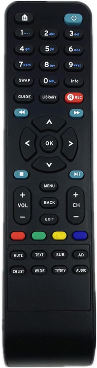 Texture Remote Control Kid-Friendly & Drop-Resistant For RC1994505/01 TVs Easy Setup & Travel Portable Remote Control
