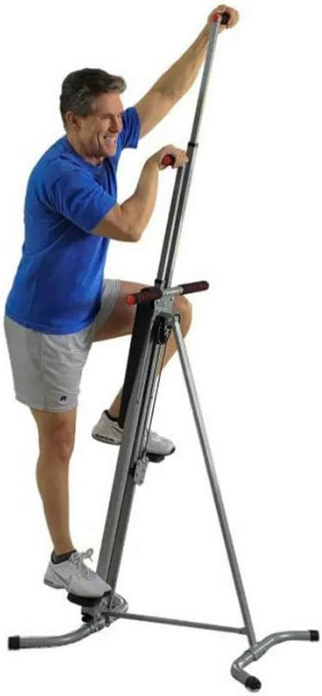 Stepper,Vertical Climber Exercise Machine Heavy Duty Folding Climbing Machine for Home Workout, Fitness Stair Climber Max Capacity 220 Lbs