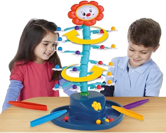 2-4 Player Kids Observation Game Dancing Shaking Swing Sunflower Electric Toy for 4+