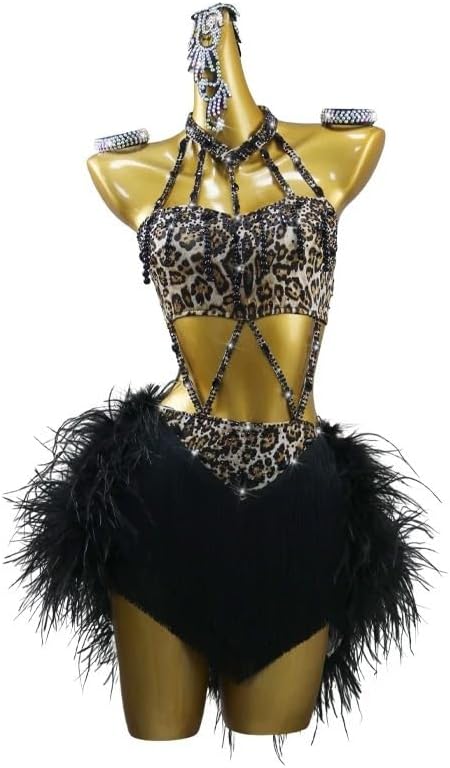 Professional Latin Competition Dance Dress Hollow Salsa Rumba Dance Outfit Ballroom Dresses Cha Cha Skirt