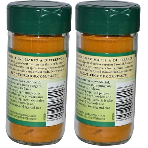 Frontier, Turmeric Root Ground, 1.92 Ounce Pack of 2