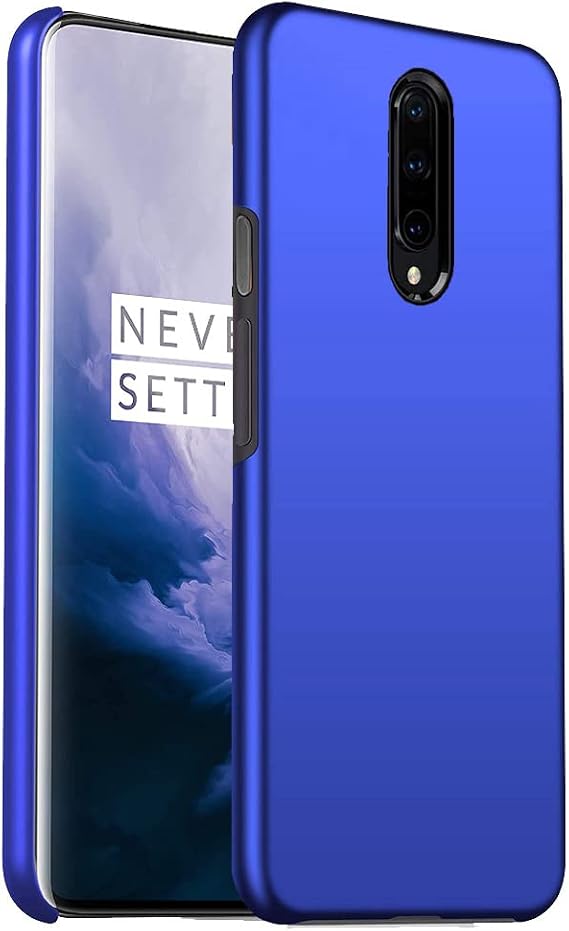 GAPlus OnePlus 7 Pro Case Ultra Slim Thin Armour Hard Case Matte Rubberized Cover For OnePlus 7 Pro (Blue)