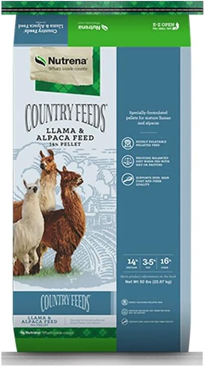Nutrena Country Feeds Llama & Alpaca Feed 15% Textured Feed