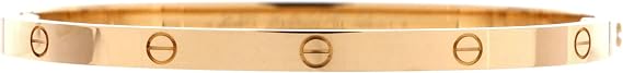 Pre-Loved Love Bracelet Small, Yellow Gold