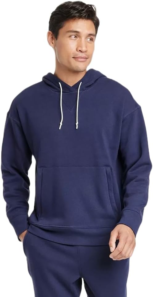 All in Motion Men's Cotton Fleece Hooded Sweatshirt -