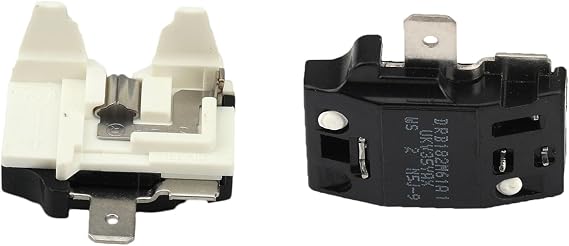 2PCS Refrigerator Overload Protector 600A DRB182M61A1 UKV35YAX Freezer Compressor Flat Protector Accessories Part