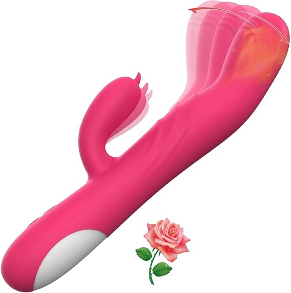 Adult Tool for Women Silicone Waterproof Best Pleasure Machines for Men and Women Double Motor Pleasure Rabbit Ear Set 8 Powerful Modes Auto Heating