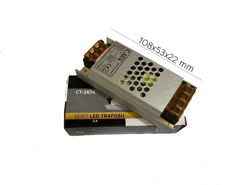 Cata Ct 2674 5 Amper 60w Super Slim Transformer