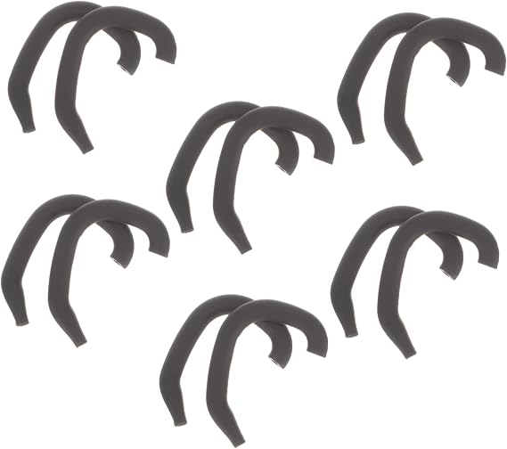 Baby Auricle Corrector Support 6 Pairs Silicone Black