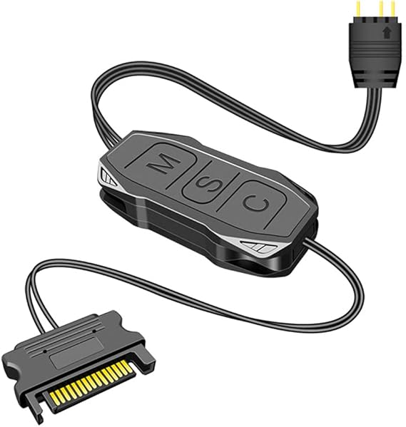 Power Supply 5V 3Pin ARGB Controller Adapter for Computer PC for Case LED Stripe Fans Water Cooling Accessories 3pin Connectors Pc Hub Kit