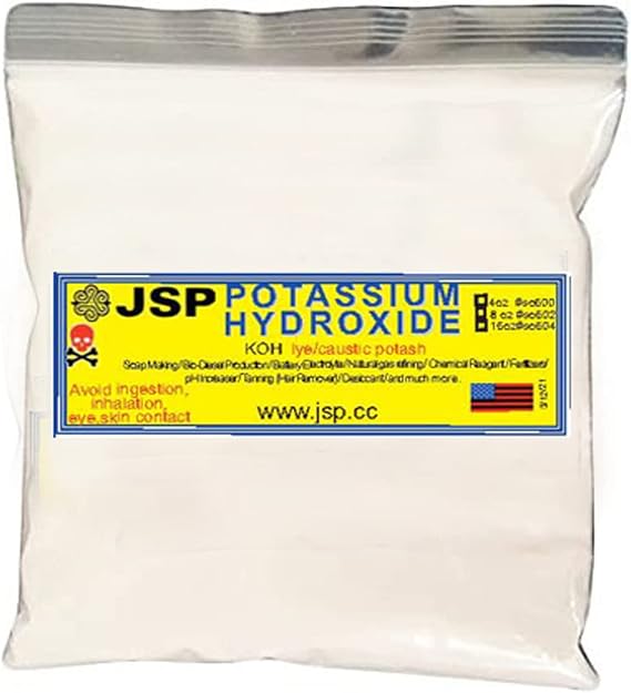 JSP Potassium Hydroxide 8oz