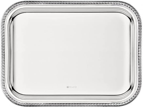 Christofle Malmaison Silver-Plated Medium Tray #4200720