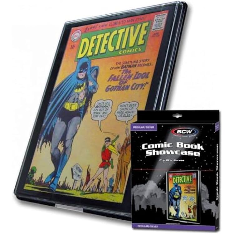 BCW Comic Book Showcase Frame 1 Pack | CurrentModern Age Display Case | Wall-Mount Holder for Comics