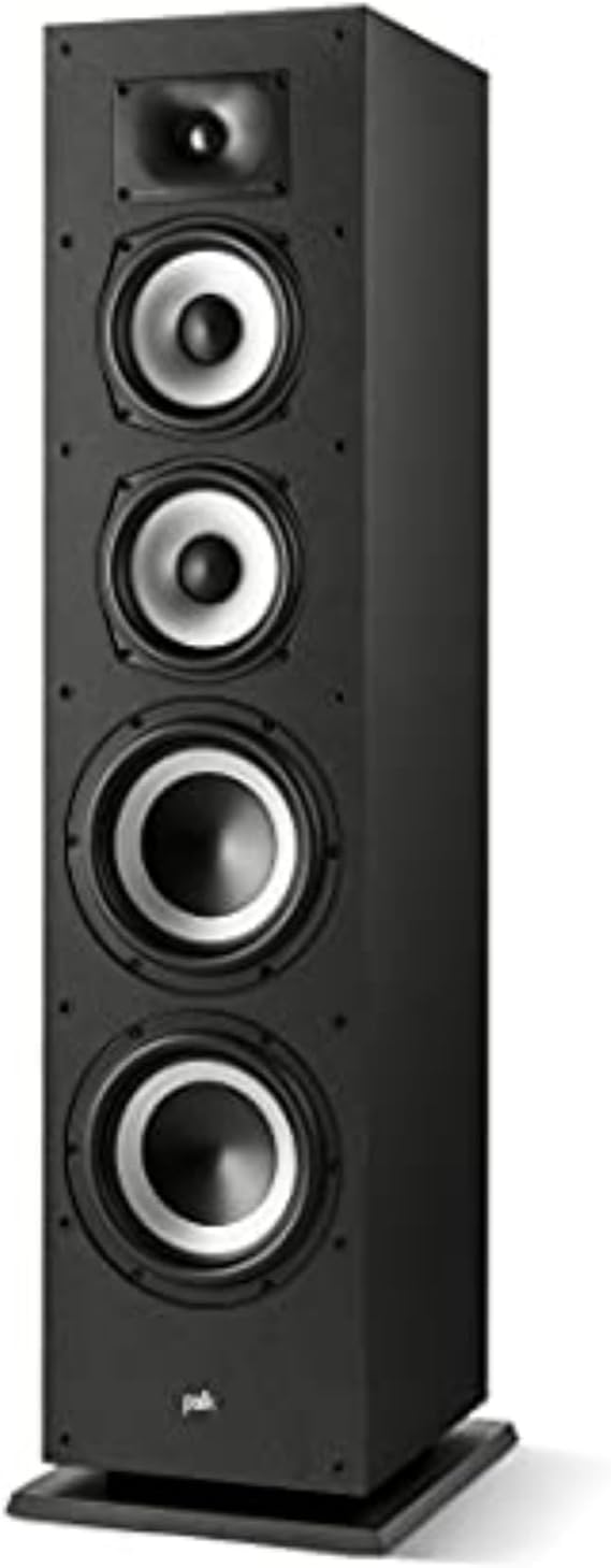 Polk Audio Monitor XT70 Large Home Tower Speaker (Single, Midnight Black)