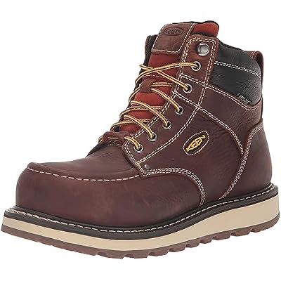 KEEN Utility Mens Cincinnati 6 Composite Toe Waterproof Wedge Work Boots