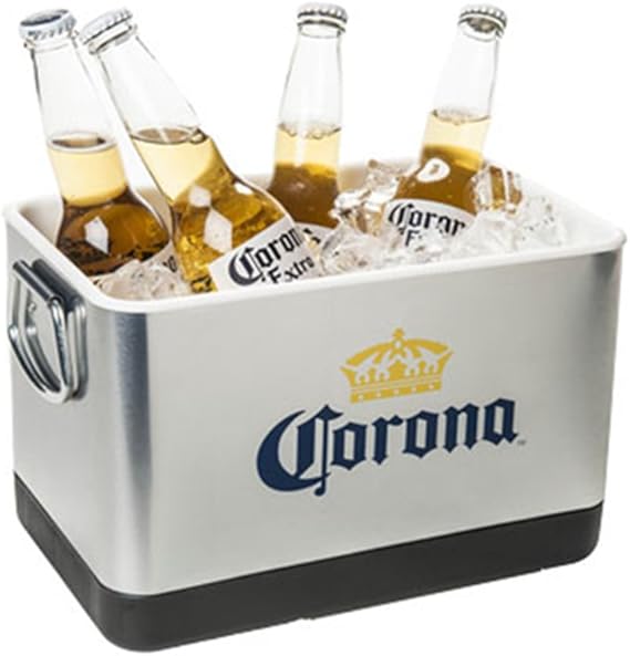 Corona Beer & Ice Bucket - Stainless Steel