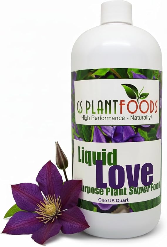 GS Plant Foods Liquid Love Organic Plant Food All Purpose Indoor 32 oz