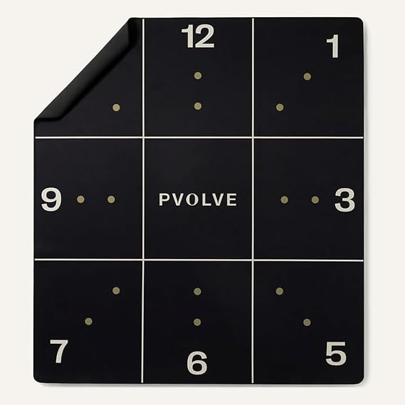 Pvolve Precision Mat - Home Workout Equipment, 4.6 x 4 x 2.2mm Rubber Mat for Home Gym, Cardio, Fitness, Designed To Be Used with The Pvolve Functional Fitness Method