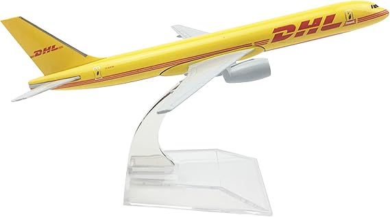 16cm DHL B757 Cast Planes Airplane Model Simulation Aircraft Model Aviation Model Aircraft Kits for Collection and Gift