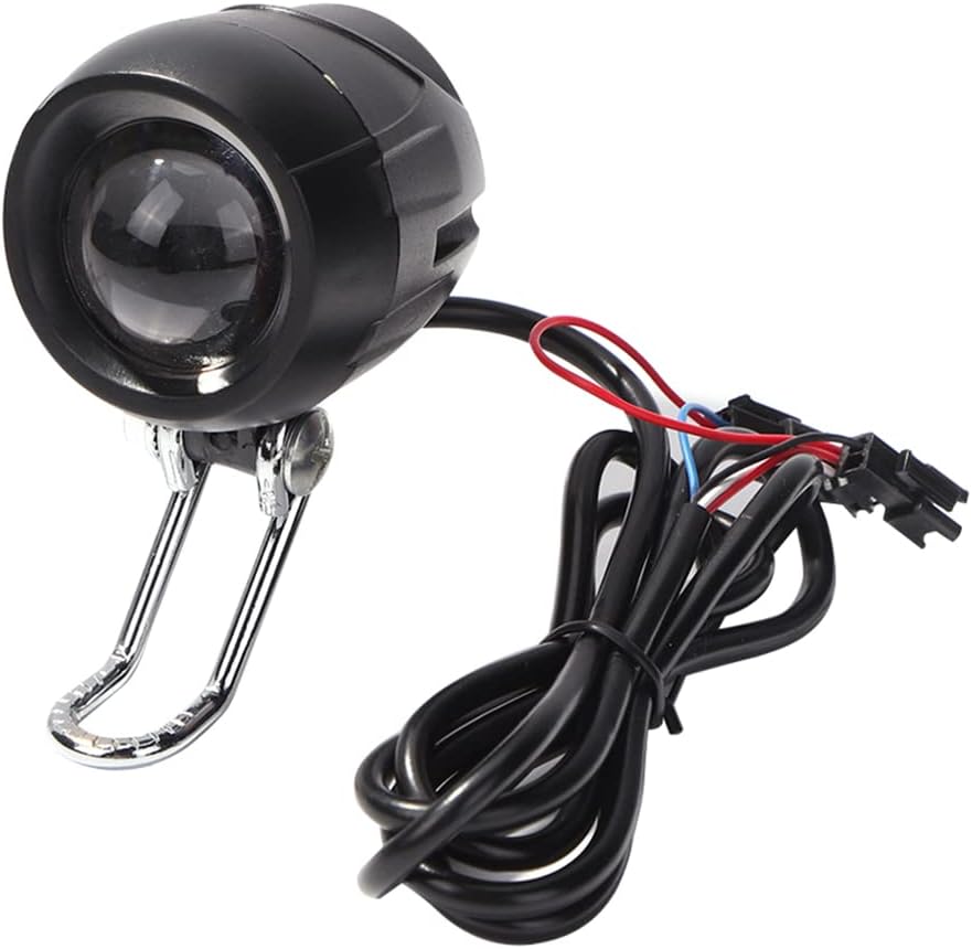 2 in 1 電動スクーター ホーン ヘッドライト Kugoo M4 オートバイ自転車用フロントライトランプ ホーンヘッドライトスイッチ付き LED 電球修復キット 高低ビーム 高輝度アセンブリクリーナー