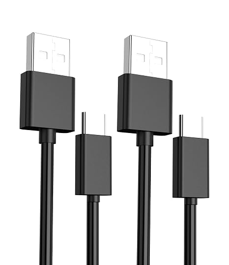 BERLAT USB C Charging Cable 2-Pack 6.6ft for PS5 Xbox