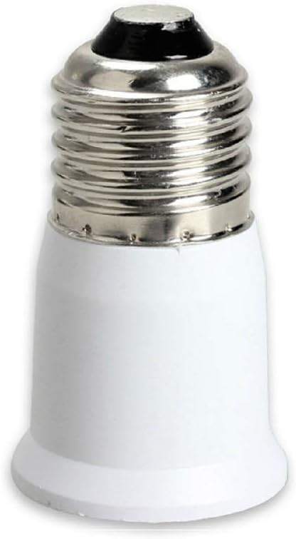 YiLighting - UL (E26/E27 to E26/E27 Extender) - Standard Medium Edison Screw Lamp Base Socket Extender Adapter Extension (Pack of 1)
