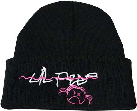 Beanie Embroidery Hat Cool Cotton Beanie Slouch Personalized with Embroidered Hip-hop Winter Warm Hat