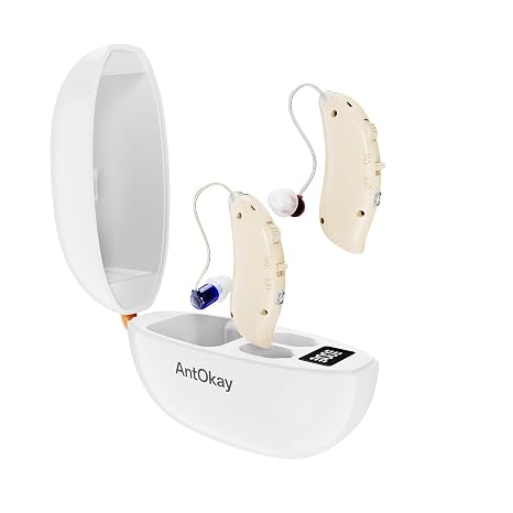 OTC Hearing Aids for Seniors Rechargeable Comfort Clear Discreet Design