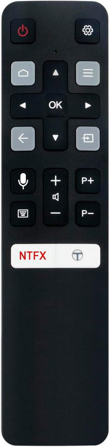 Replaced Voice RC802V Remote Control Compatible with TCL TV 40S334 32S334