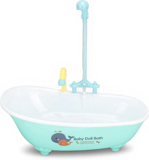 Cryfokt Bird Bath Tub Bowl Basin, Multifunctional Cute Electric Automatic Parrot Bathtub Bird Bathtub with Faucet and Shower Head, Bird Bath Sink Birdbath Toy Pet Parrot Cage Budgie